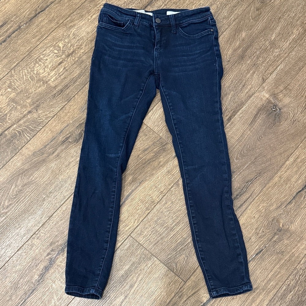 Pilcro Women's Deep Indigo Skinny Jeans - image 1